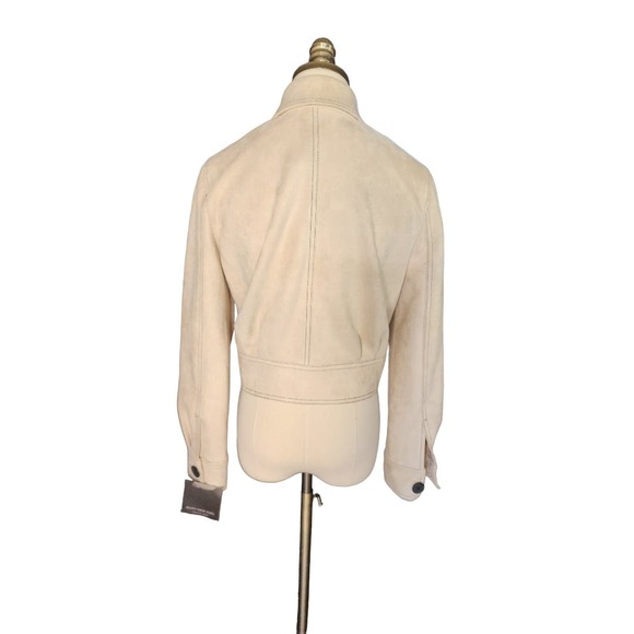 NWT Marc New York Cream Button Up Coat Size X - Picture 7 of 9